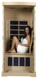 Luxus Infrarot Wrmekabine in Hemlock fr 1 Person