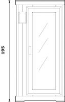 Luxus Infrarot Wrmekabine in Hemlock fr 1 Person
