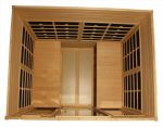 Luxus Infrarot Wrmekabine in Hemlock fr 4 Personen