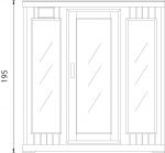 Luxus Infrarot Wrmekabine in Hemlock fr 4 Personen