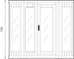 Luxus Infrarot Eck-Wrmekabine in Hemlock fr 4 Personen
