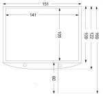 Luxus Infrarot Wrmekabine in Hemlock Runddesign fr 2 Personen